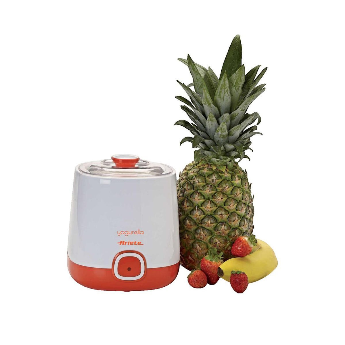 ARIETE Yaourtière Ariete 621 Blanc avec accents orange