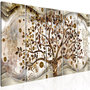 Voir la diapositive 1 : Paris Prix Tableau Imprimé 5 Panneaux  Tree & Waves Brown