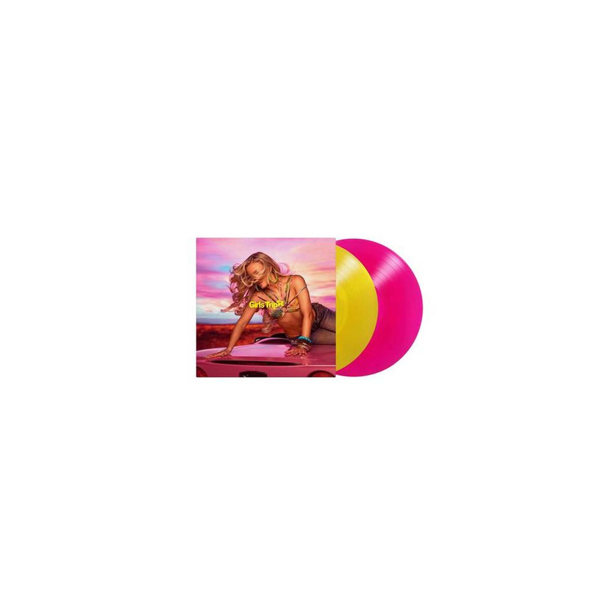 COLUMBIA Vinyle 2LP Zara Larsson Midnight Sun: Girls Trip édition limitée vinyle jaune et rose