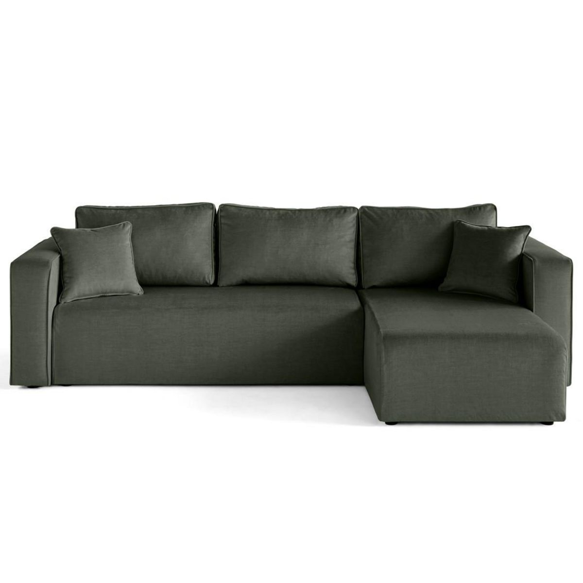 BEST MOBILIER Housse en velours pour canapé déhoussable topaze