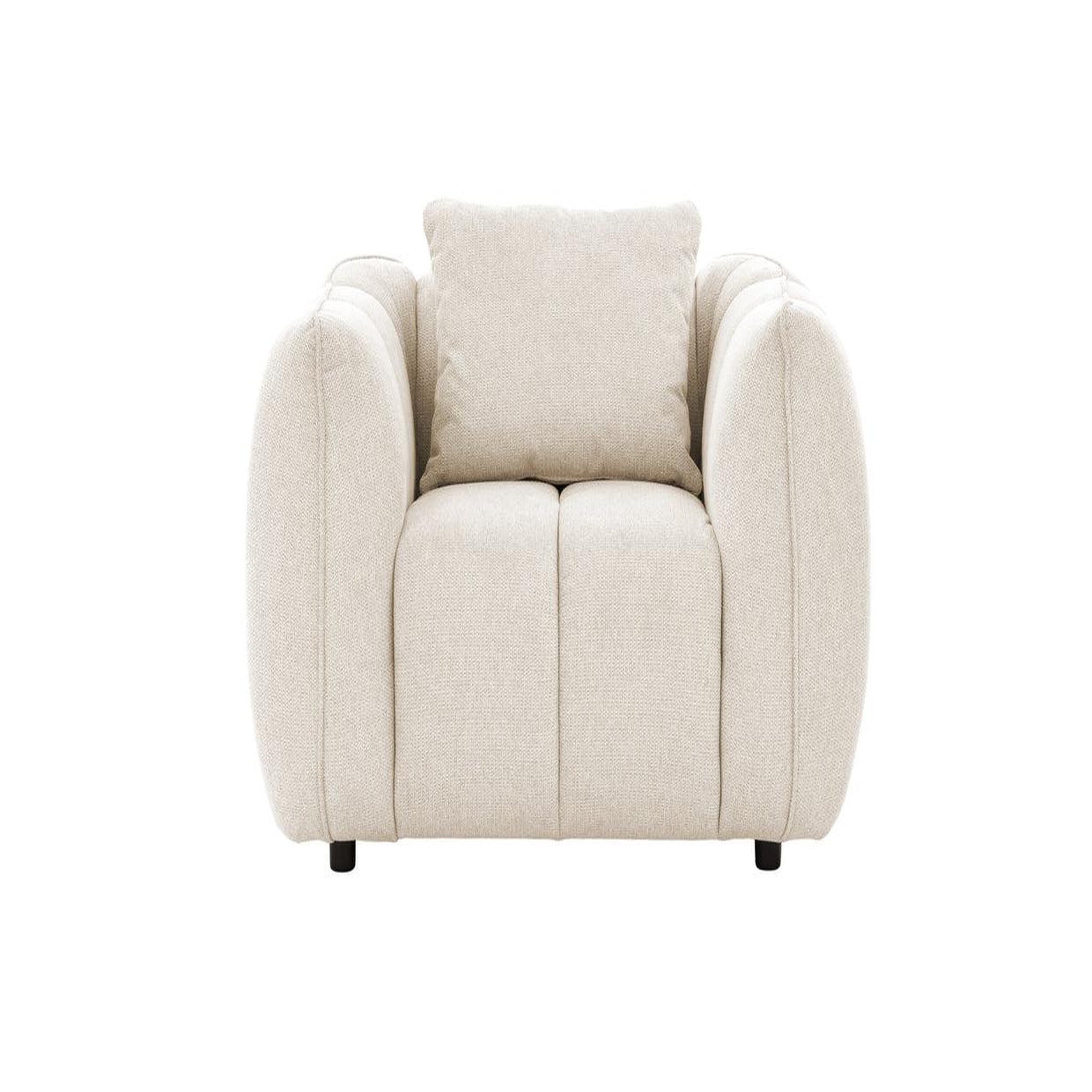 Voir la diapositive 1 : CASANOVA PARIS HAVANA - Fauteuil tissu lisse