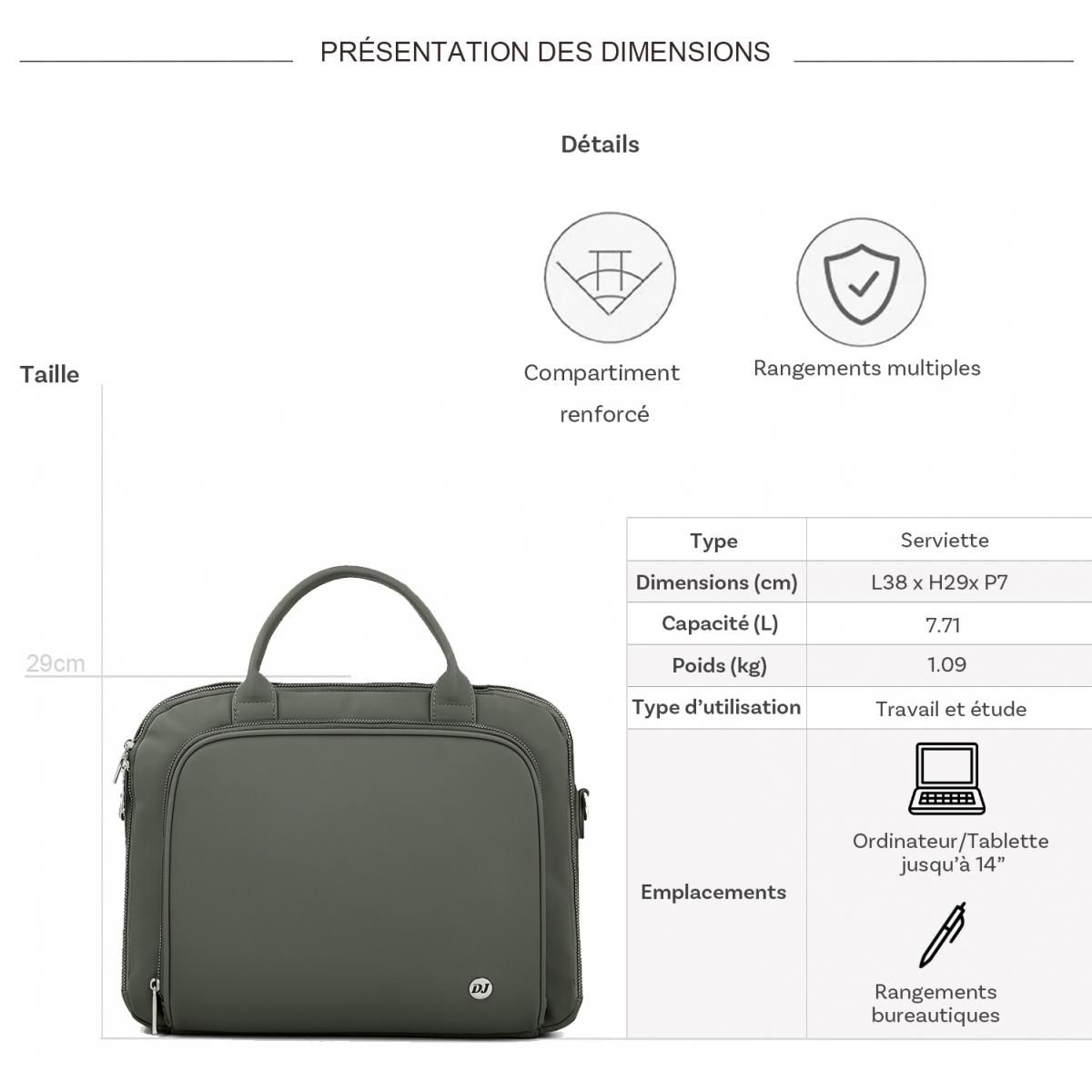 David Jones Serviette porte-ordinateur 14