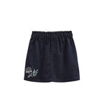 Petit Béguin Jupe enfant en velours côtelé Belle de Nuit. Coloris disponibles : Bleu