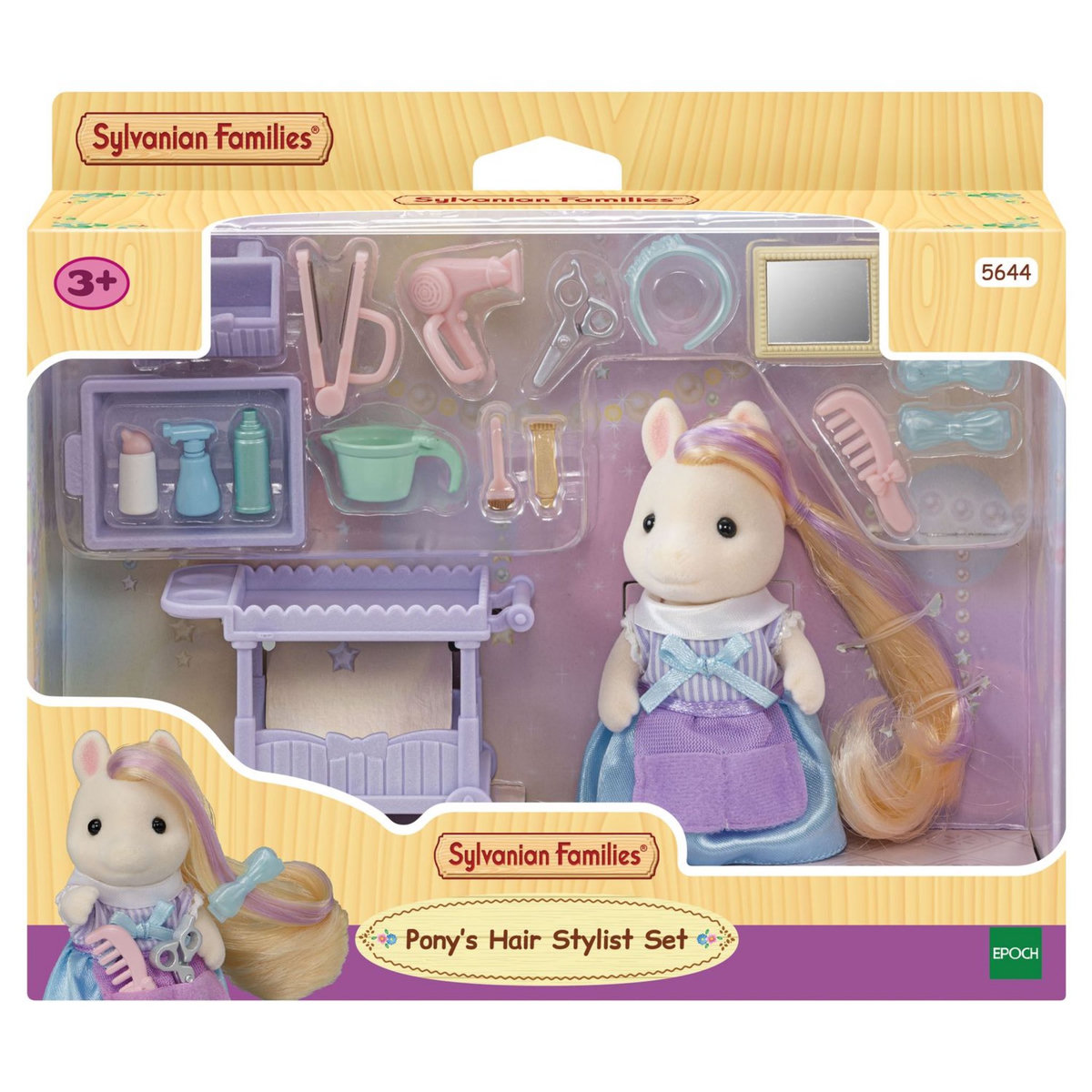 Epoch d'Enfance 5644 La maman poney et son kit de coiffure - Sylvanian Families