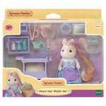 Epoch d'Enfance 5644 La maman poney et son kit de coiffure - Sylvanian Families