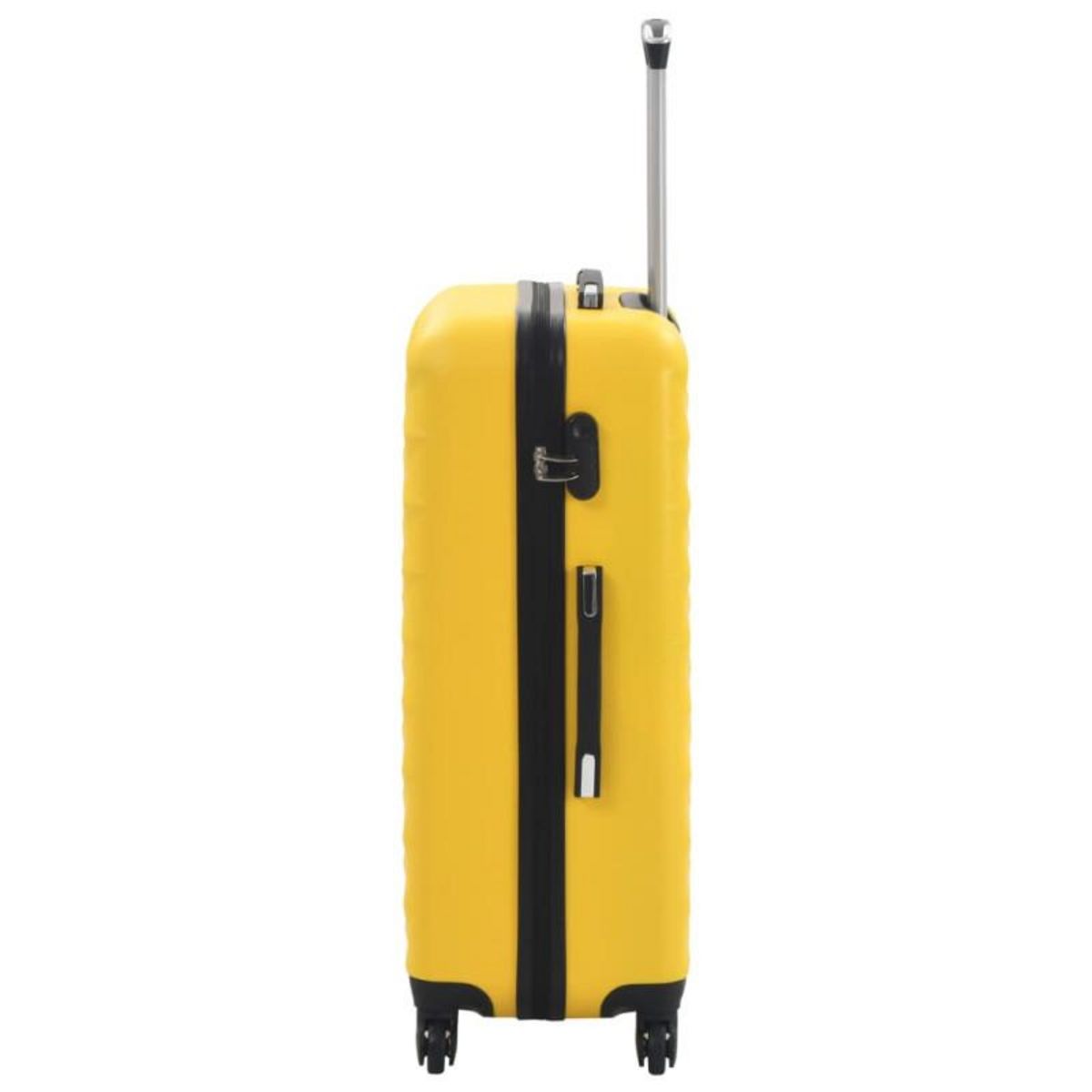 VIDAXL Valise rigide 3 pcs Jaune ABS
