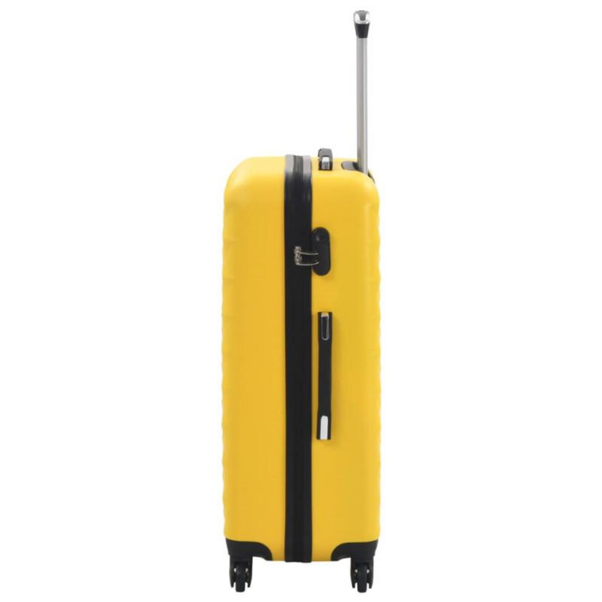 VIDAXL Valise rigide 3 pcs Jaune ABS