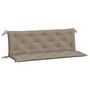 Voir la diapositive 2 : VIDAXL Coussins de banc jardin lot de 2 taupe 150x50x7 cm tissu Oxford
