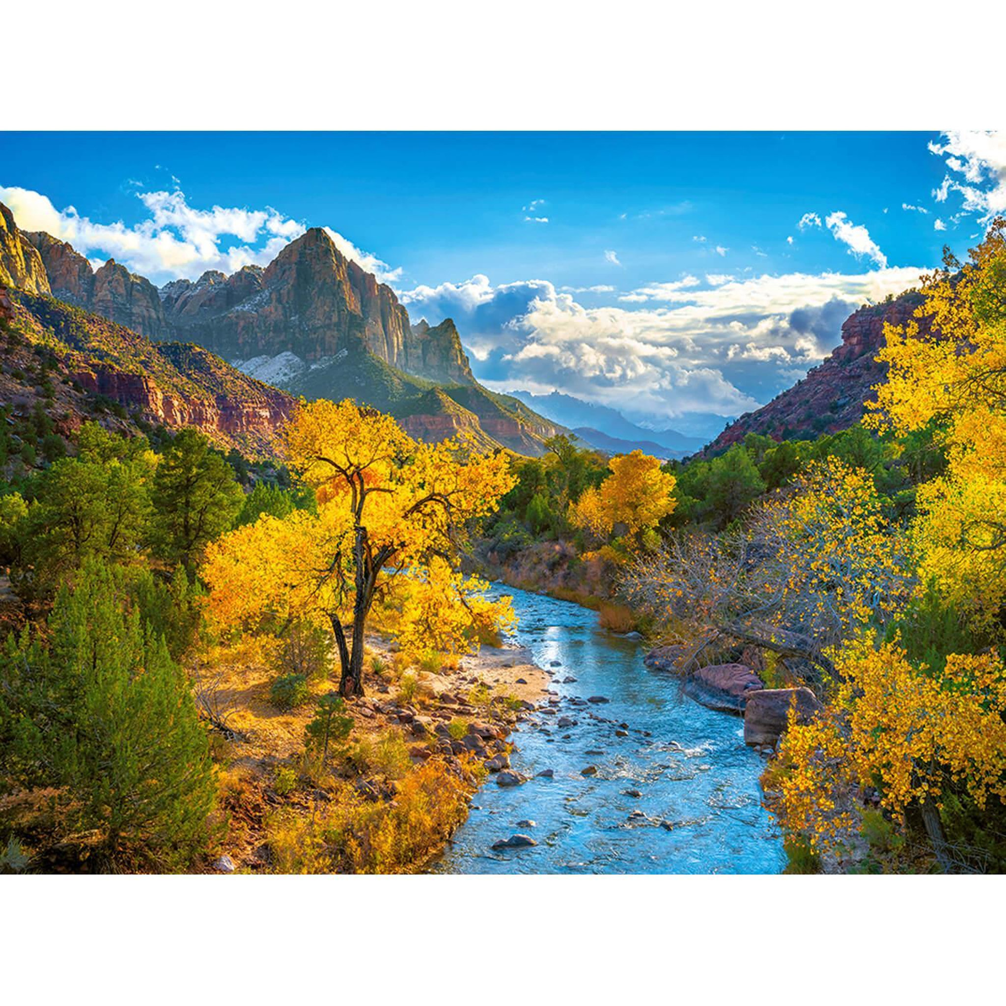 Castorland Puzzle 3000 pièces : Automne dans le parc national de Zion, USA