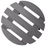Voir la diapositive 3 : VIDAXL Chariots a plantes 2 pcs Gris Ø30x7,5 cm WPC