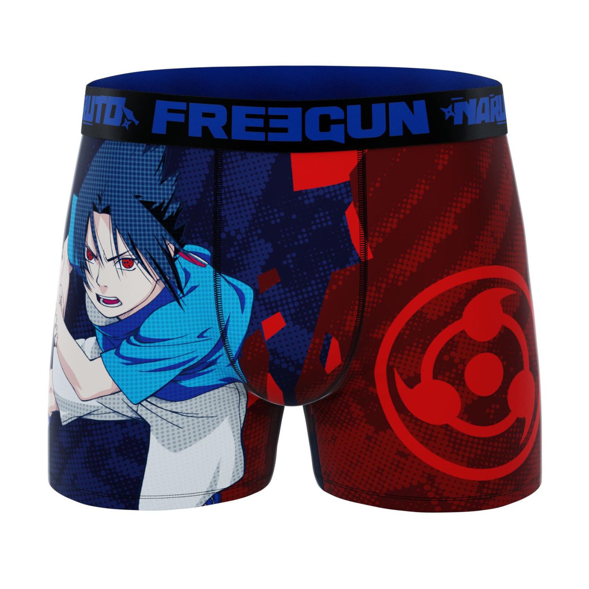 Voir la diapositive 3 : FREEGUN Lot de 3 boxers homme Naruto Classic