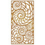 Voir la diapositive 5 : VIDAXL Decoration murale de jardin 105x55 cm acier corten design coque