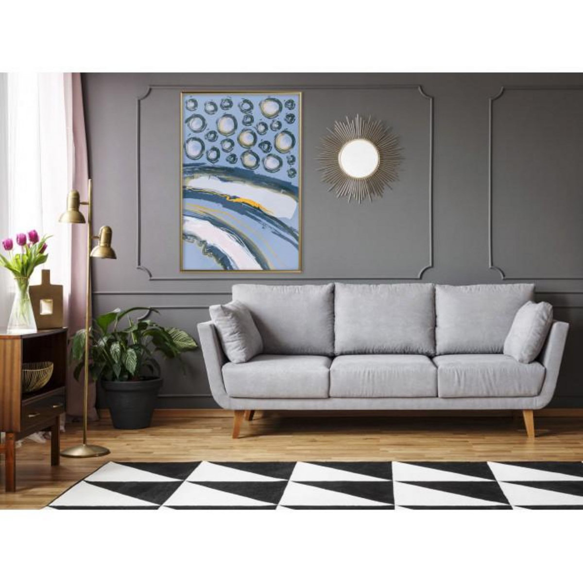 Paris Prix Affiche Murale Encadrée  Rain on the Highway