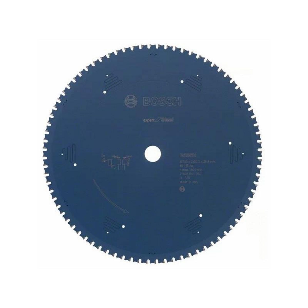 BOSCH Lame de scie circulaire pour l acier 355 x 25,4 x 2,2mm 80 dents BOSCH EXPERT 2608643062