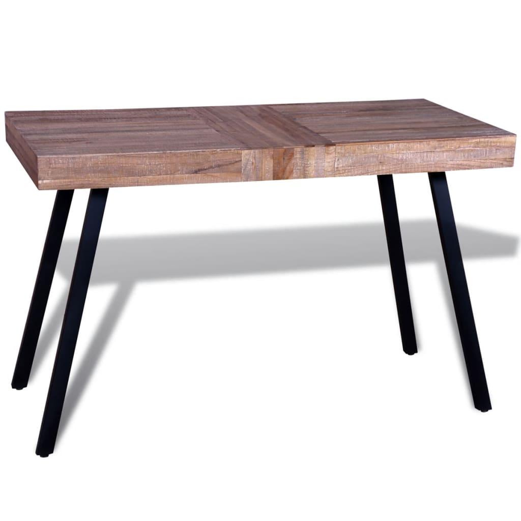 Voir la diapositive 2 : VIDAXL Table Teck recycle