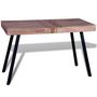 Voir la diapositive 2 : VIDAXL Table Teck recycle