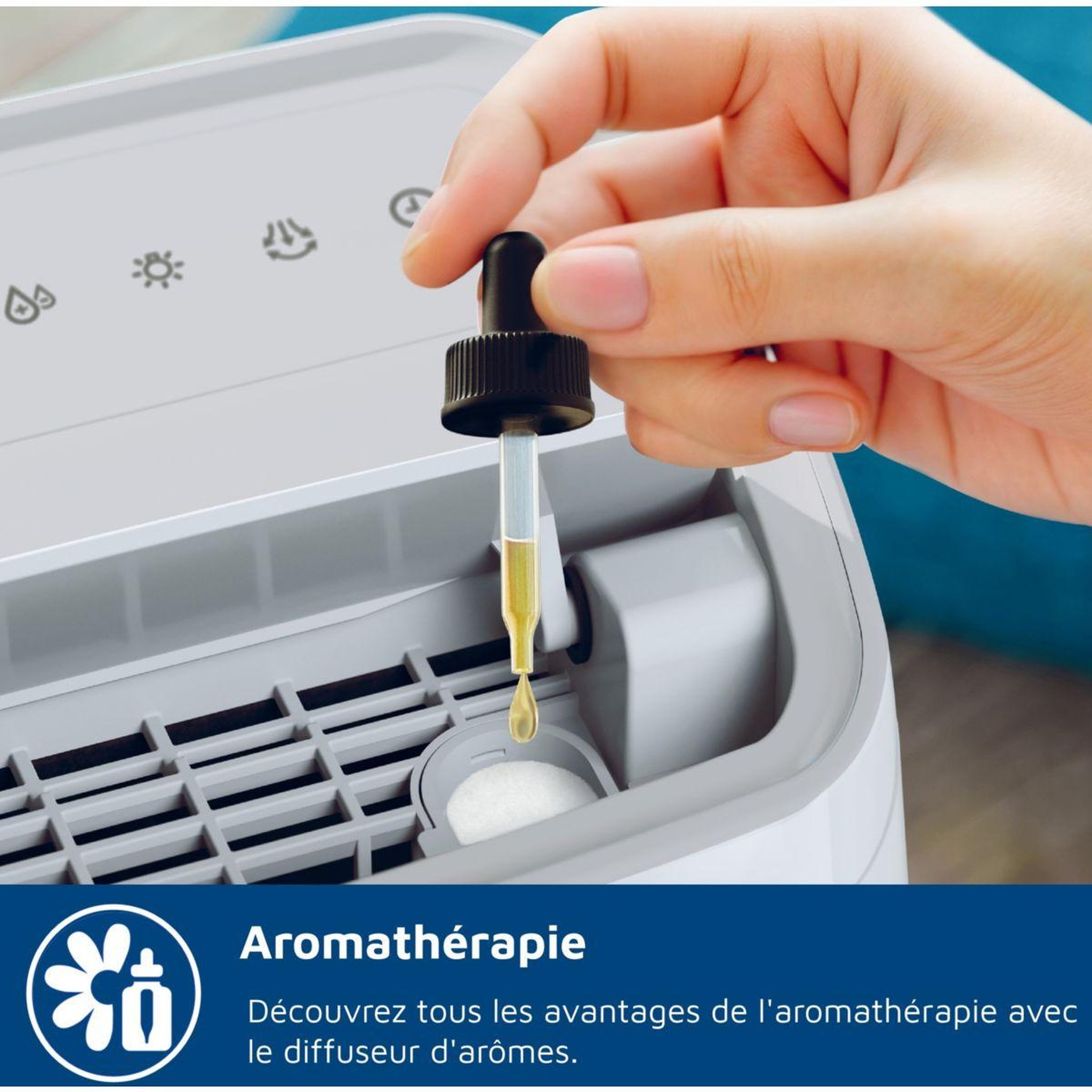 Voir la diapositive 5 : Philips Deshumidificateur de3306/11 série 3000, blanc, 150 m³