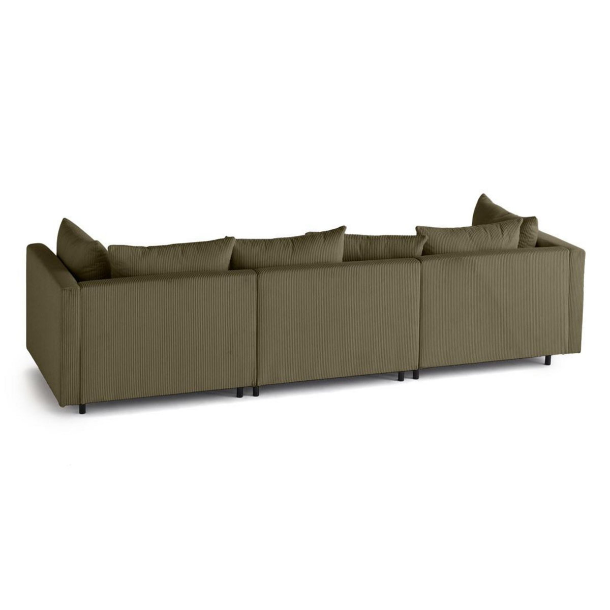 LISA DESIGN Edinburg - canapé modulable 3 places - velours côtelé