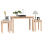 Voir la diapositive 4 : VIDAXL Tables gigognes 3 pcs Bois de pin massif