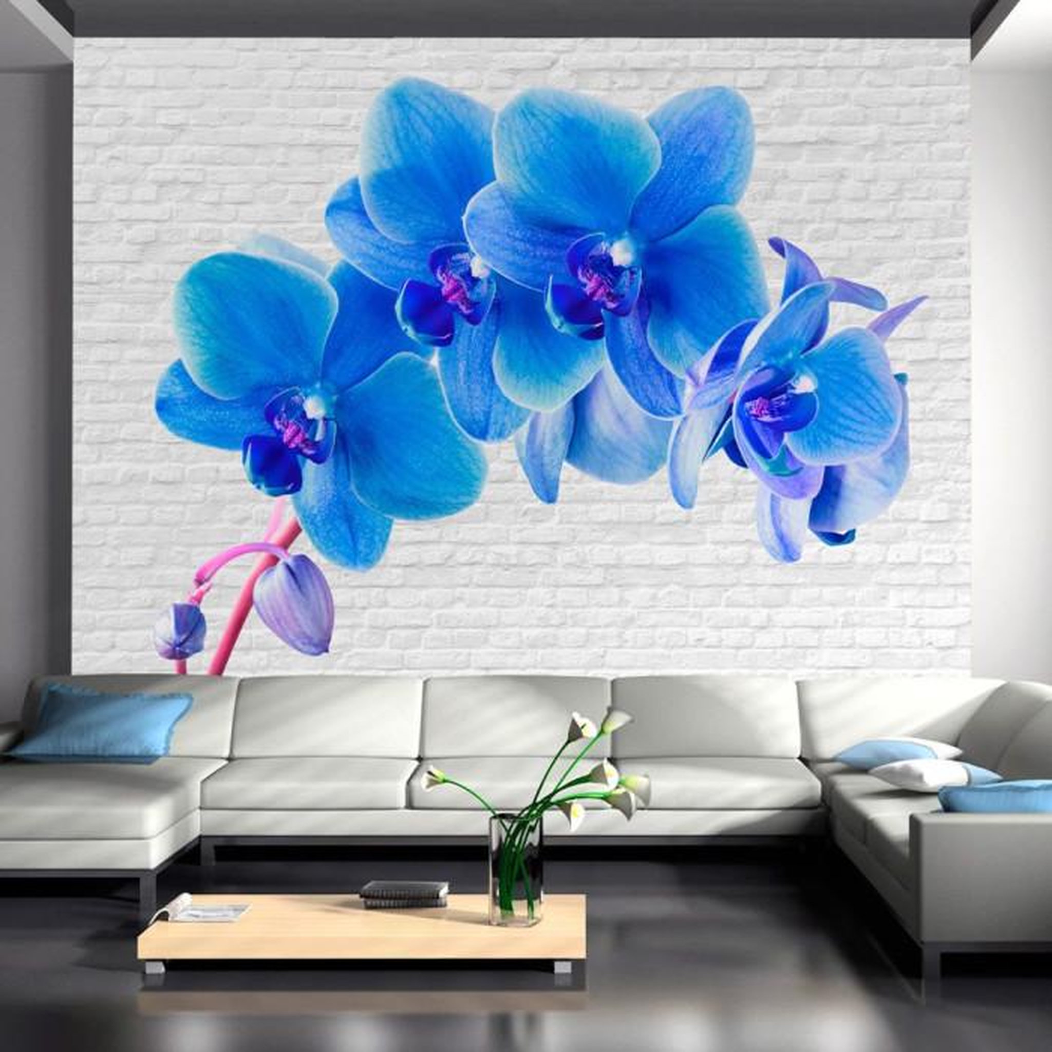 Paris Prix Papier Peint  Blue Excitation. Coloris disponibles : Multicolore
