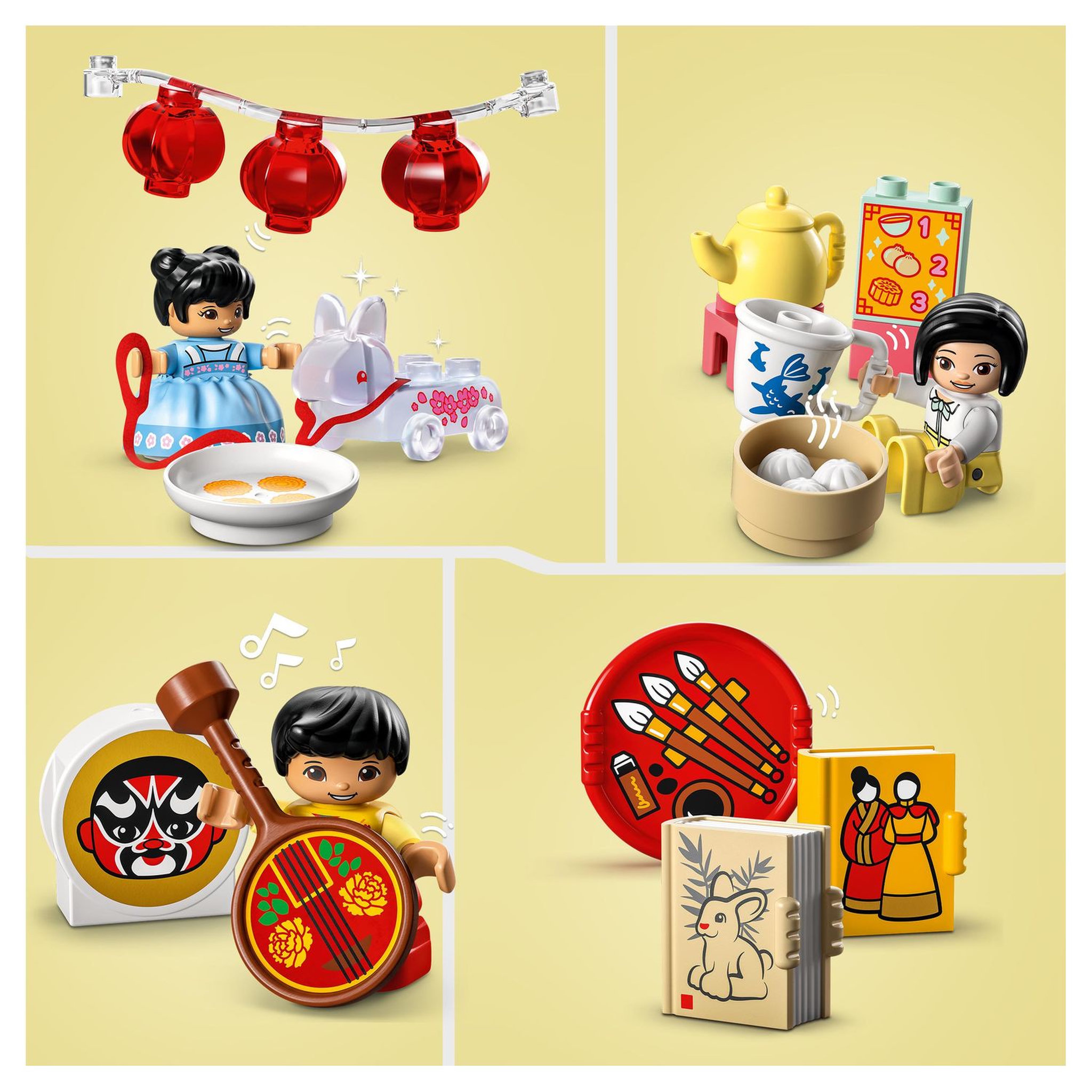 Voir la diapositive 6 : LEGO Duplo Ma ville 10411 Découvrir la culture chinoise, Jouet Éducatif, avec Figurine Panda, et Briques