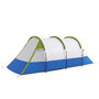 Voir la diapositive 5 : OUTSUNNY Tente de camping 2-3 pers. porche étanche 2000 mm 3 portes sac de transport vert