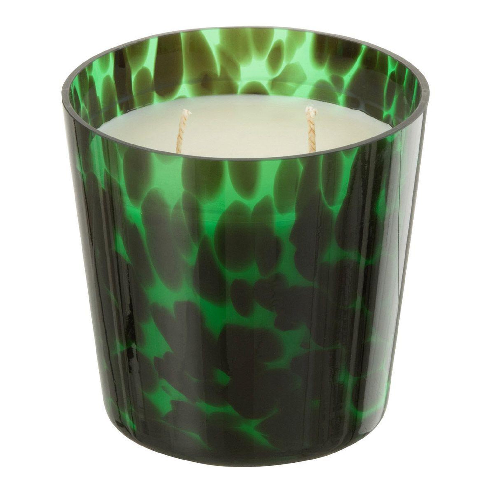 J-LINE Bougie parfumée  noa  12cm bois de santal vert