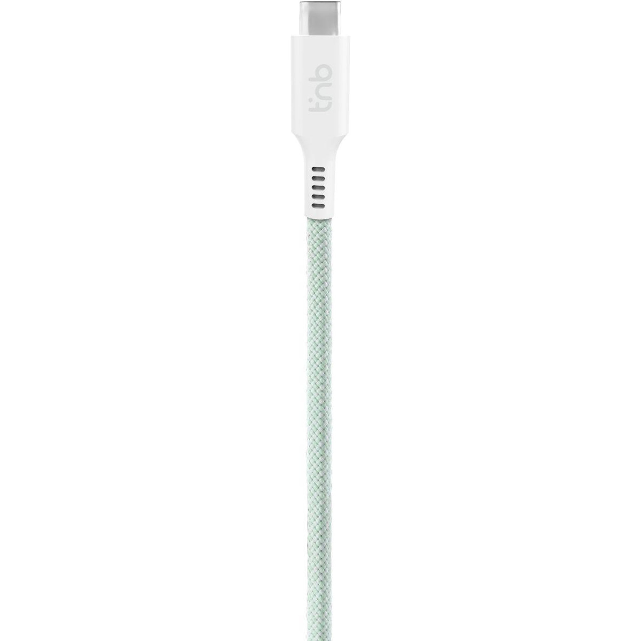 Voir la diapositive 2 : TNB Câble de charge usb-c/usb-c 1.5m gaine aimantée vert