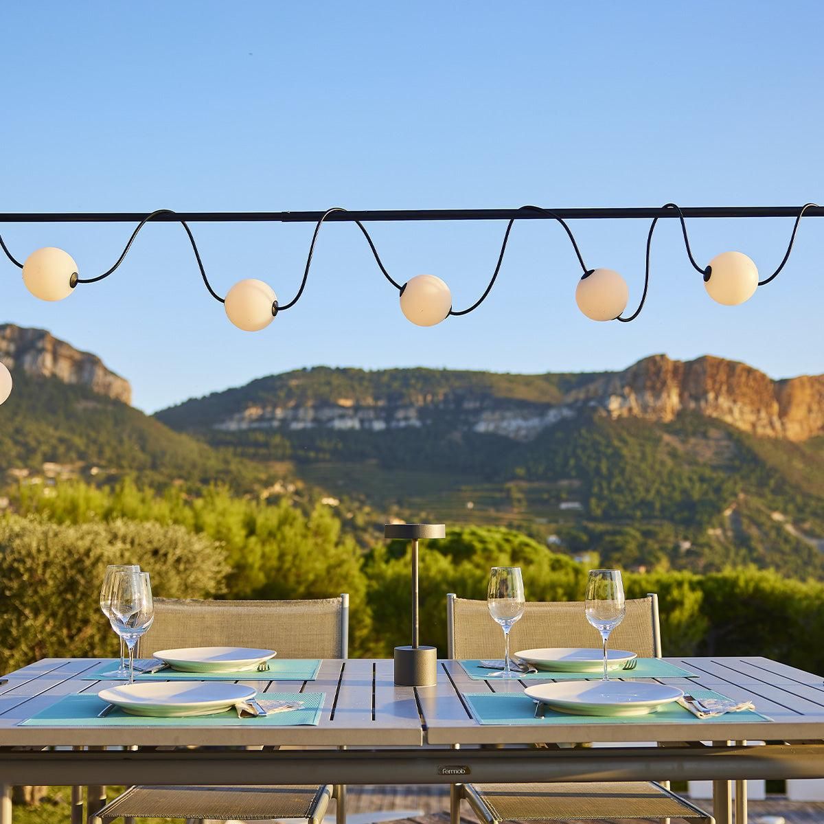 Lumisky Guirlande lumineuse solaire BOLLY Noir Plastique 5,5M