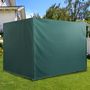 Voir la diapositive 2 : OUTSUNNY Housse de protection balancelle de jardin bâche étanche dim. 2,15L x 1,55l x 1,5H m PE vert