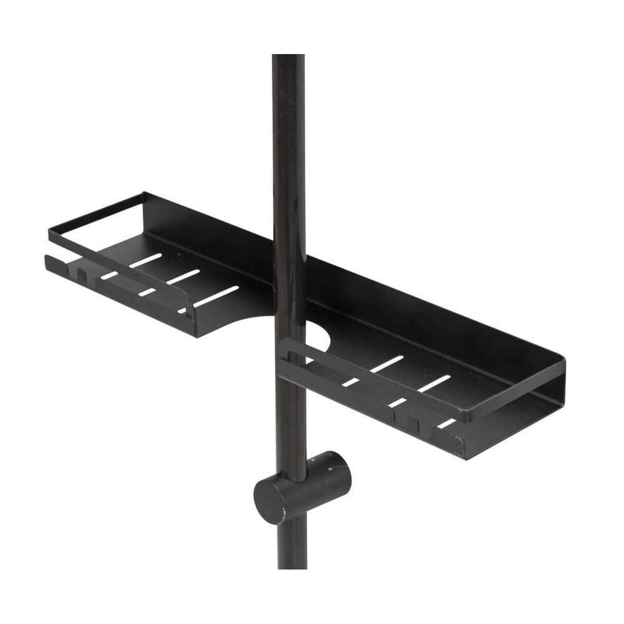 Wenko Étagère barre de douche - l. 45 cm - noir