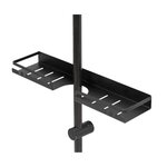 Wenko Étagère barre de douche - L. 45 cm - Noir