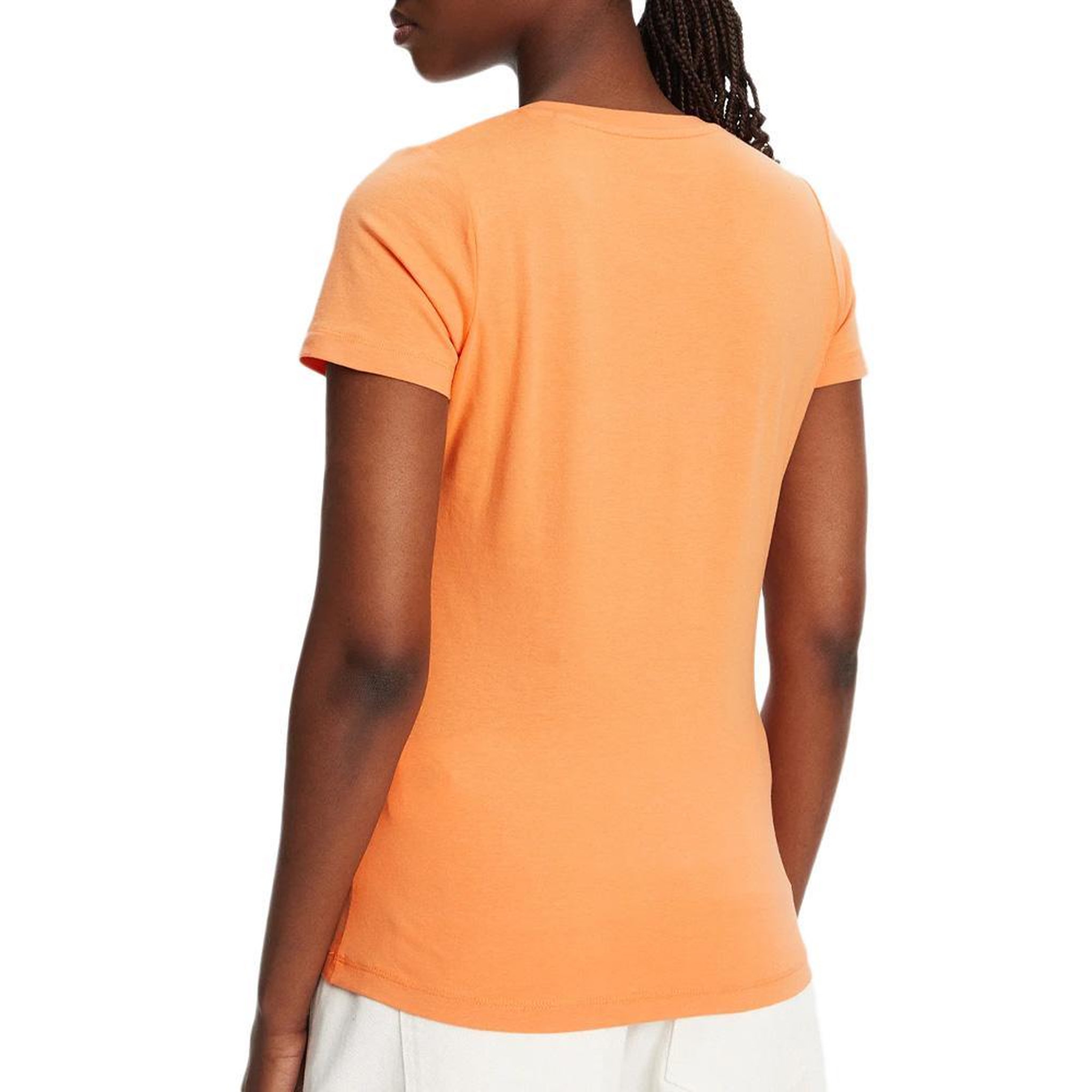 Voir la diapositive 2 : Pepe Jeans T-Shirt Orange Femme Pepe jeansNew Virginia