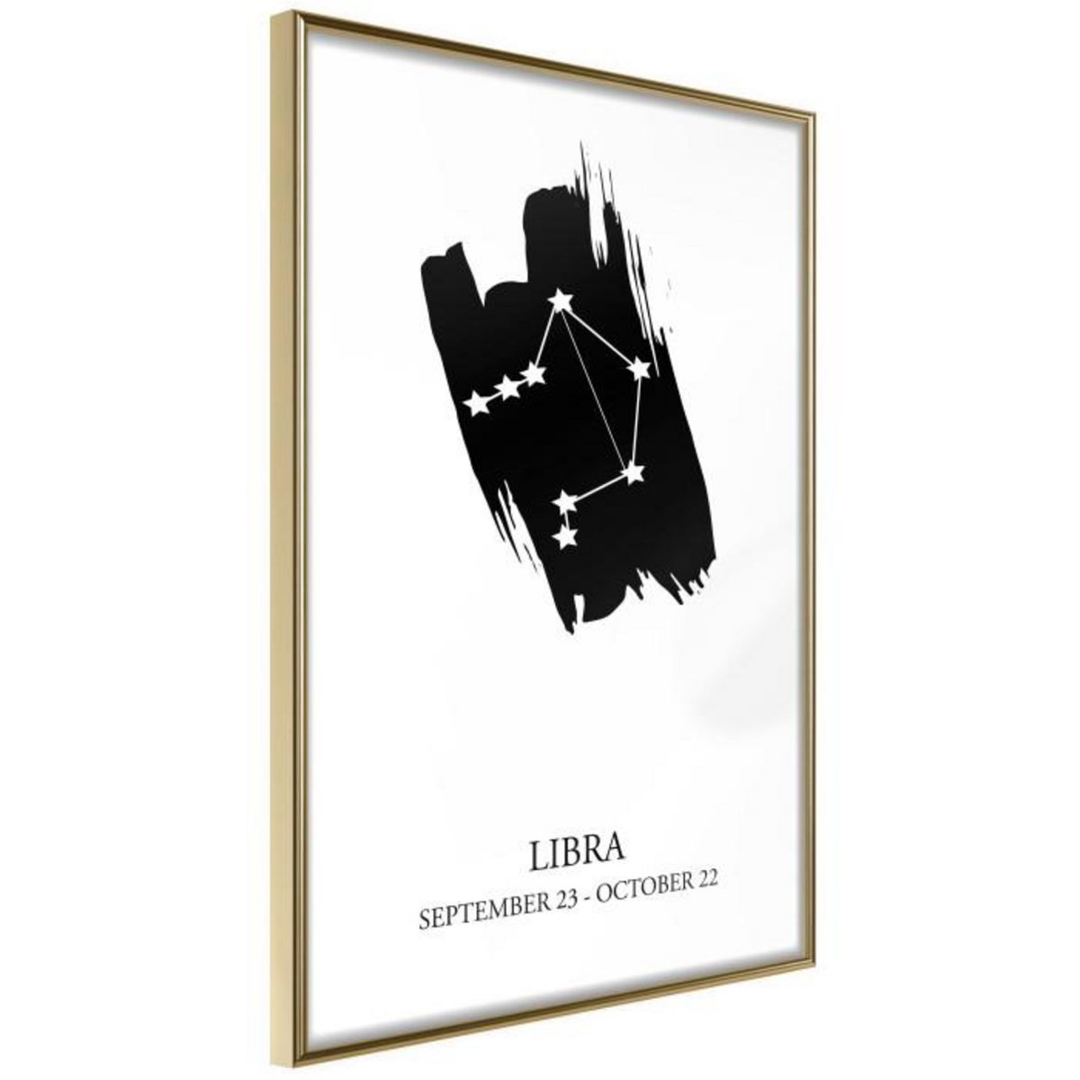 Paris Prix Affiche Murale Encadrée  Zodiac Libra I