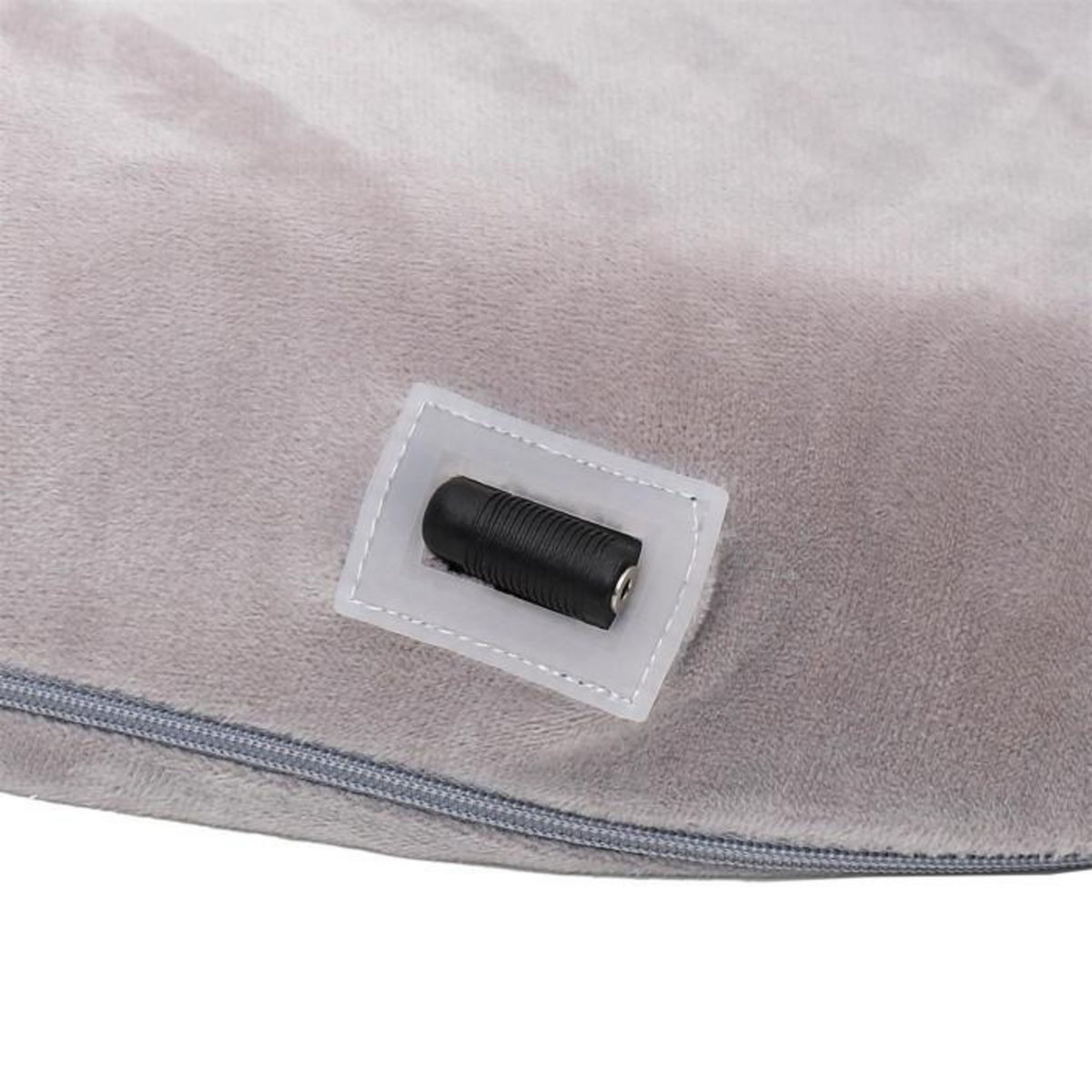 Paris Prix Coussin de Posture  Massant & Chauffant  43cm Gris