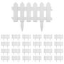Voir la diapositive 2 : VIDAXL Bordures de pelouse 25 pcs Blanc 10 m PP