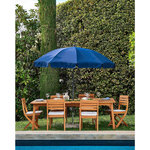 FAVEX Parasol droit - D2,5m - Bleu foncé - ELENA 2