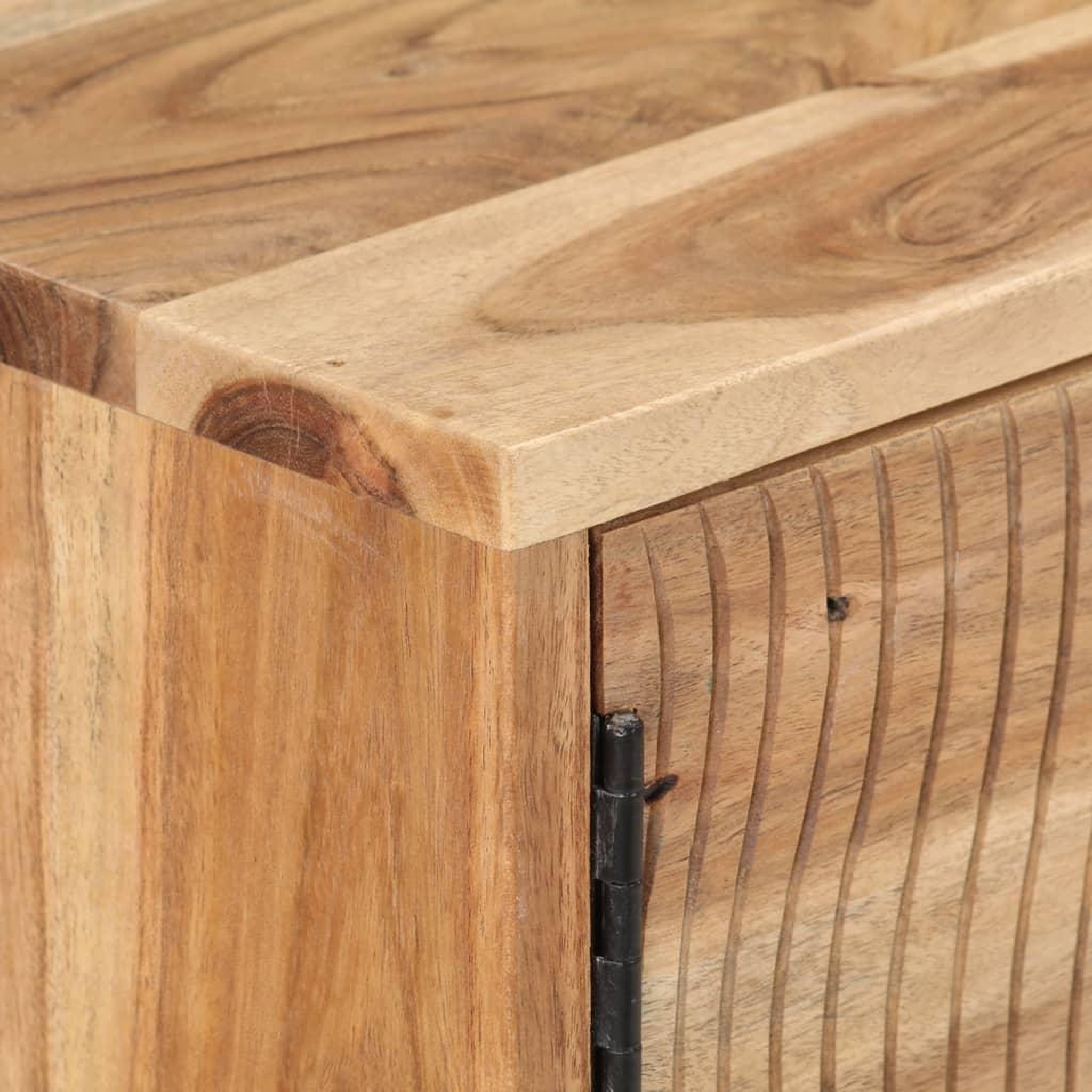 Voir la diapositive 3 : VIDAXL Buffet 115x35x75 cm Bois d'acacia massif