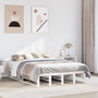 Voir la diapositive 1 : VIDAXL Cadre de lit sans matelas blanc 160x200 cm bois de pin massif