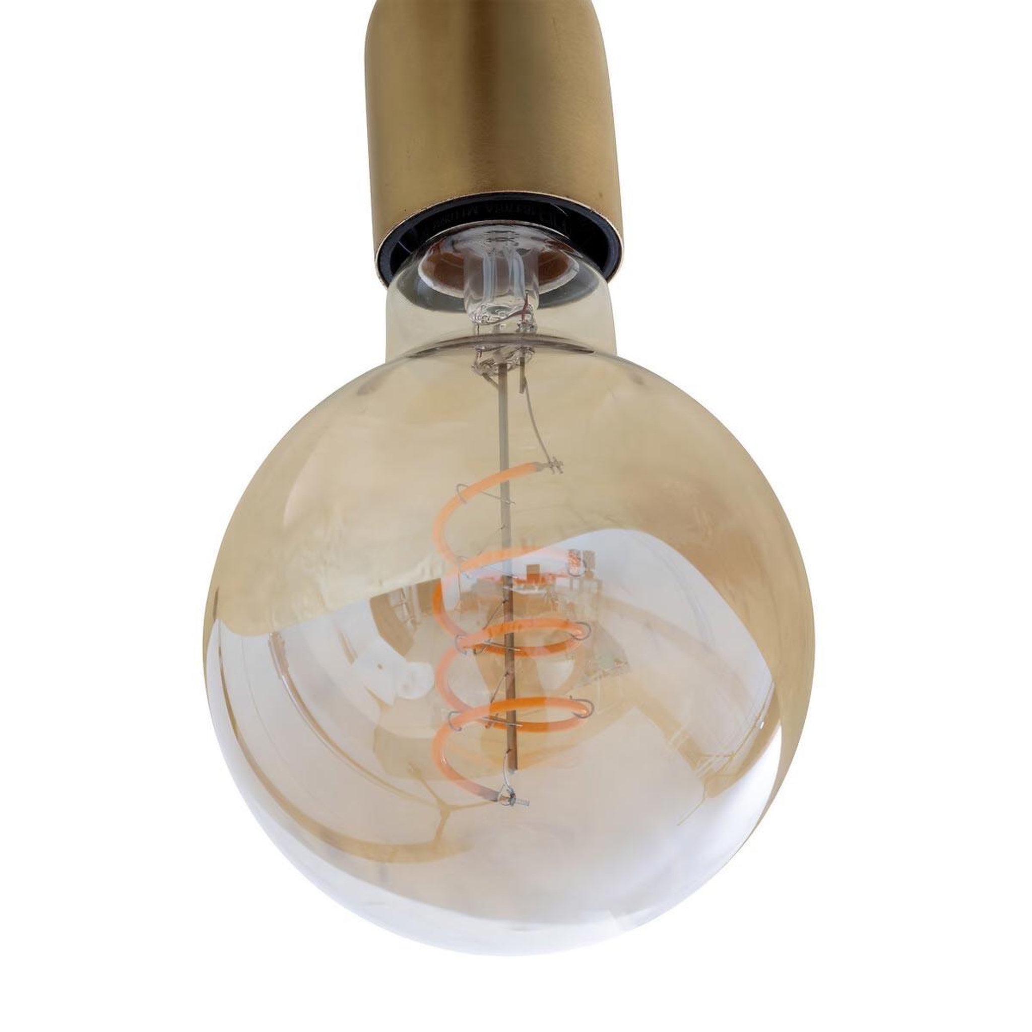 Voir la diapositive 4 : ATMOSPHERA Lampe suspension en métal  arlo  56cm doré