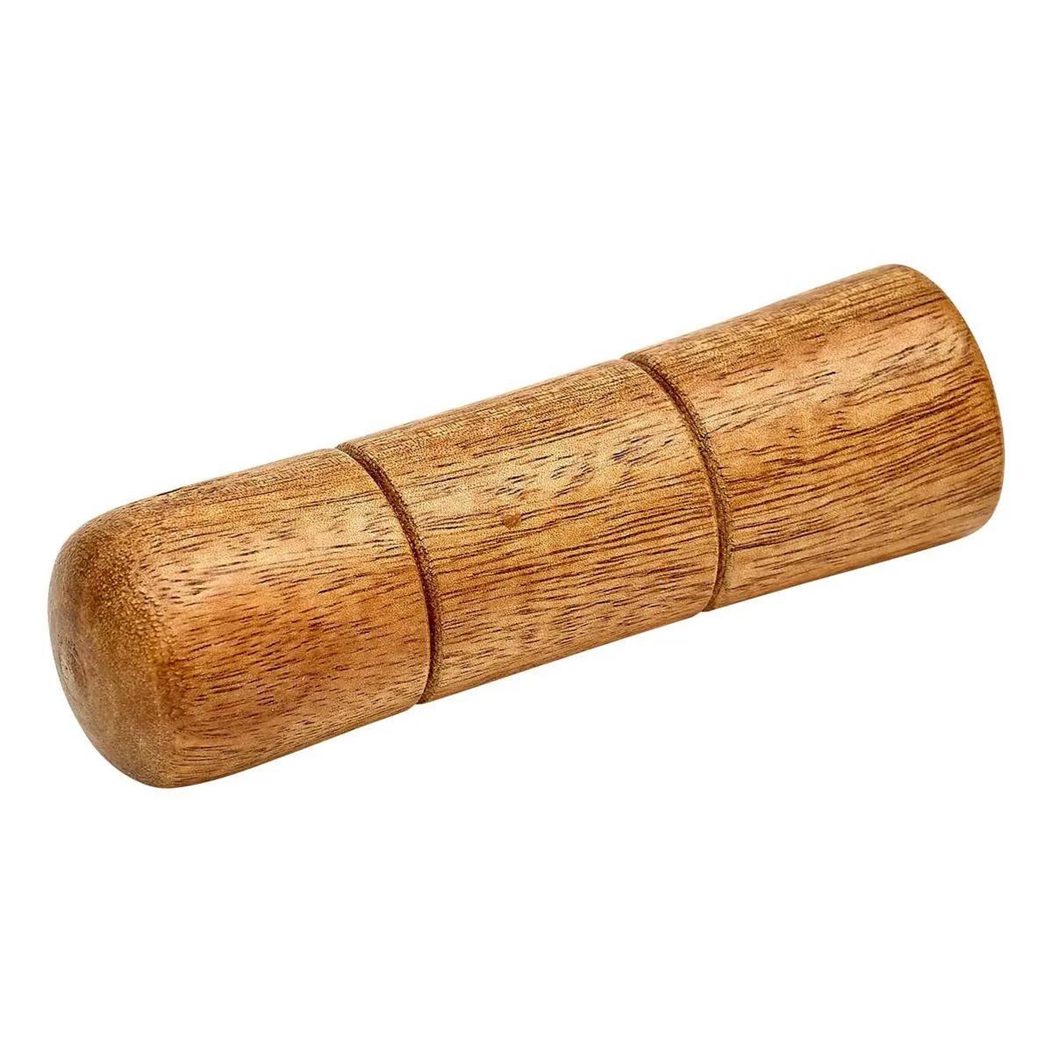 Voir la diapositive 2 : FIVE Mortier avec pilon en bois  acacia  12cm