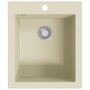 Voir la diapositive 2 : VIDAXL Evier de cuisine Granit Seul lavabo Beige