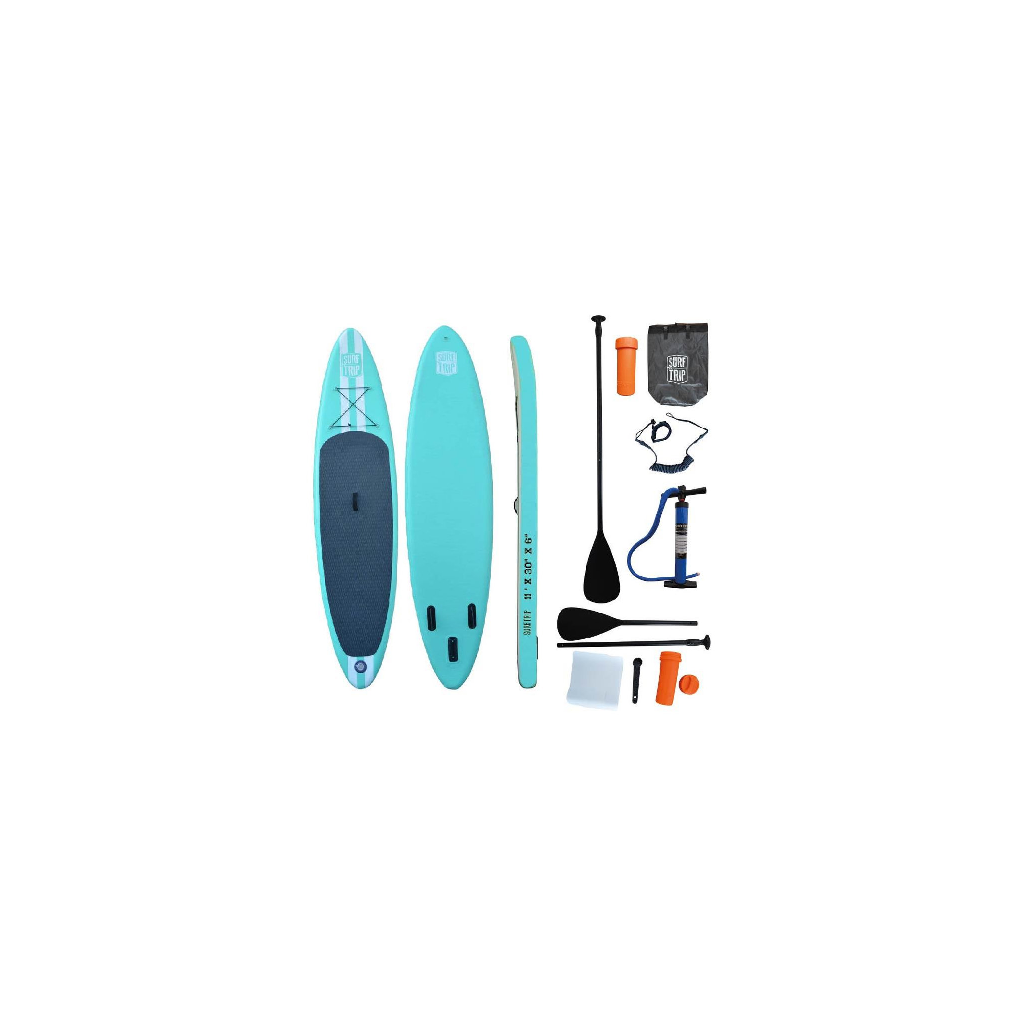 SURFTRIP Paddle gonflable - Surftrip - En dropstitch - Avec sac de transport - Dimensions : 335 x 76 x 15 cm