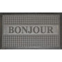 Voir la diapositive 1 : Paris Prix Tapis d'Entrée  Bonjour  45x75cm Gris