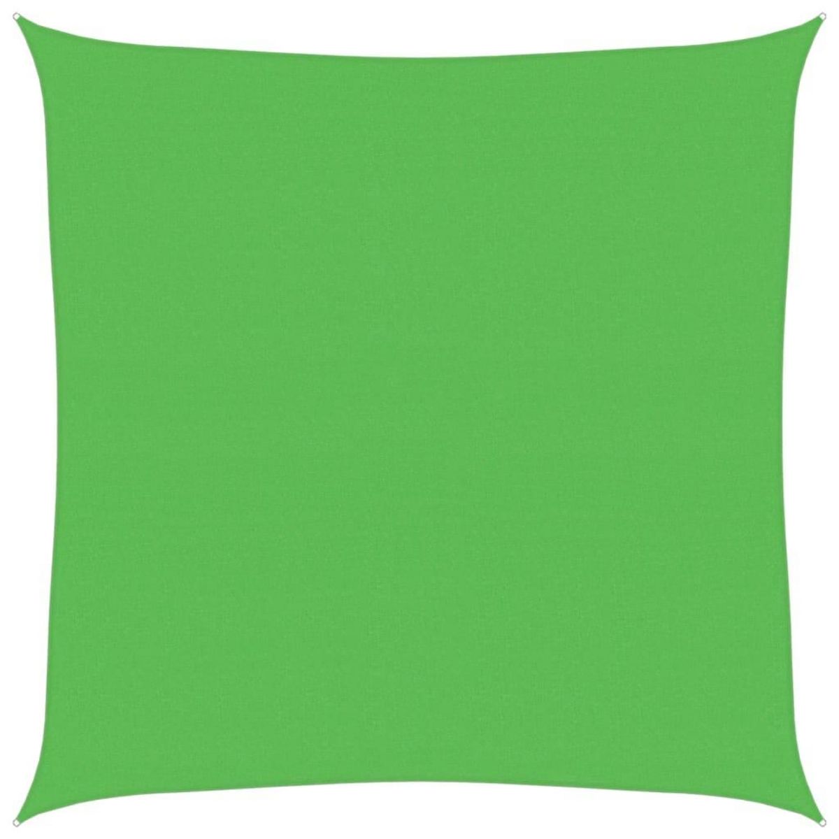 VIDAXL Voile d'ombrage 160 g/m^2 Vert clair 4,5x4,5 m PEHD