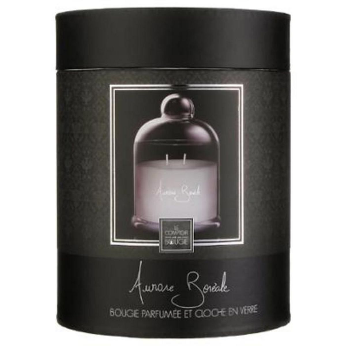 COMPTOIR DE LA BOUGIE Bougie Parfumée sous Cloche  Loyd  650g Aurore Boréale