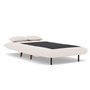 Voir la diapositive 4 : BEST MOBILIER Lumi - banquette convertible clic-clac 1 place en velours côtelé