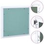 Voir la diapositive 1 : VIDAXL Panneau d'acces Cadre en aluminium plaque de platre 400x400 mm