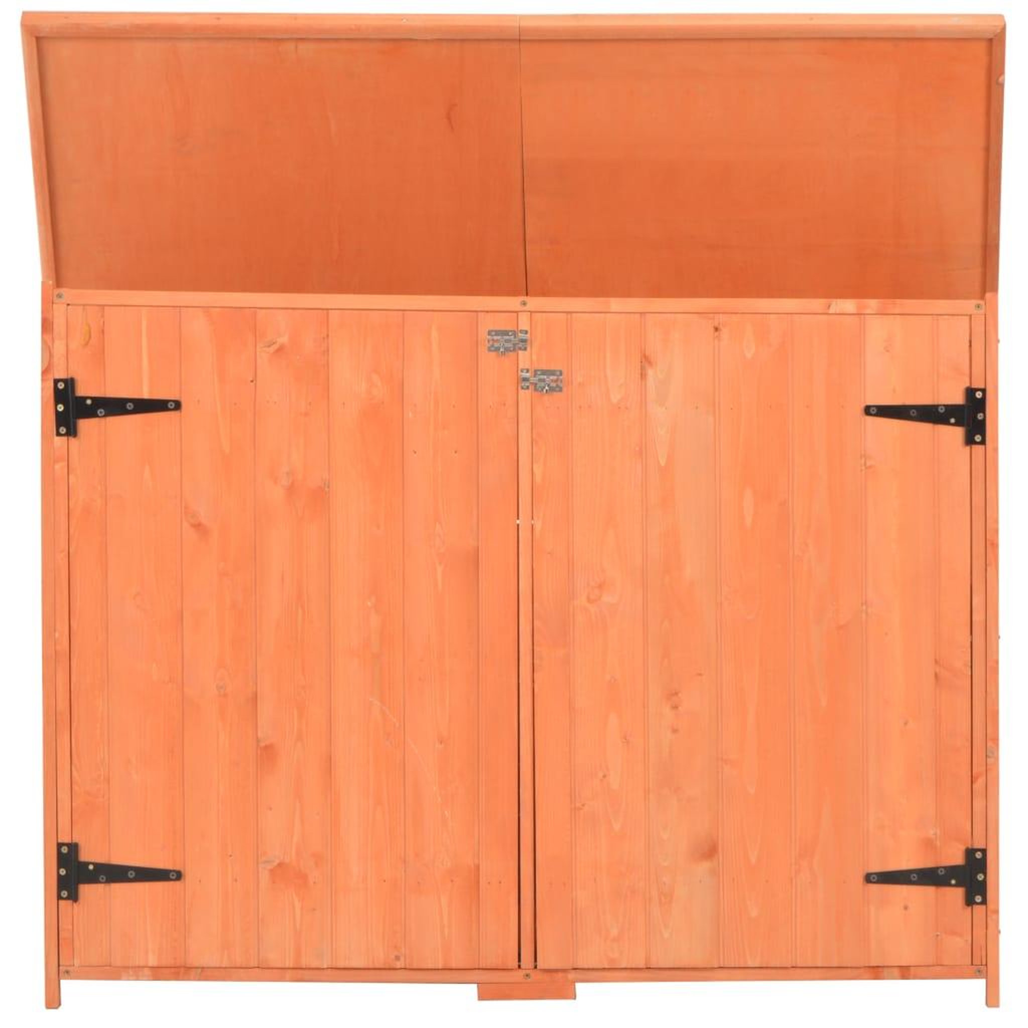 Voir la diapositive 3 : VIDAXL Abri de stockage de jardin 128x42x91 cm Bois
