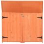 Voir la diapositive 3 : VIDAXL Abri de stockage de jardin 128x42x91 cm Bois